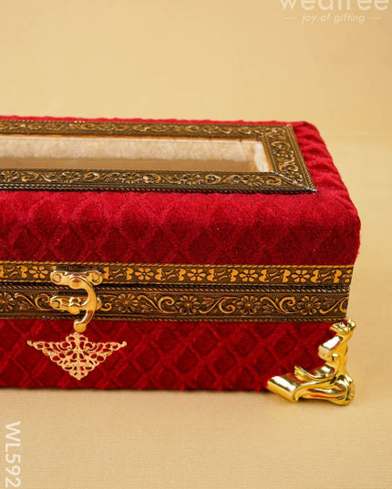 Velvet Bangle Box - 11 inch - WL5923 - Organizers