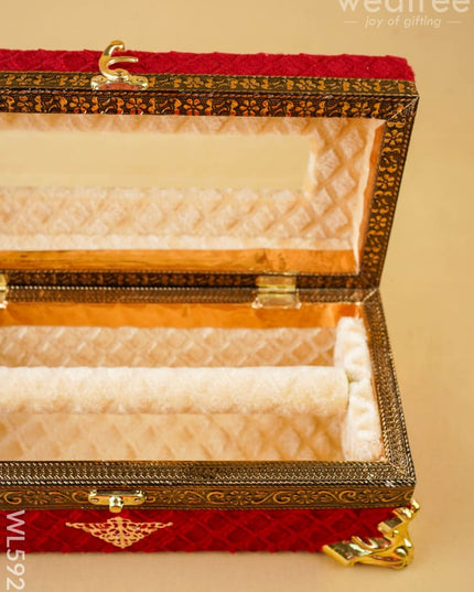 Velvet Bangle Box - 11 inch - WL5923 - Organizers