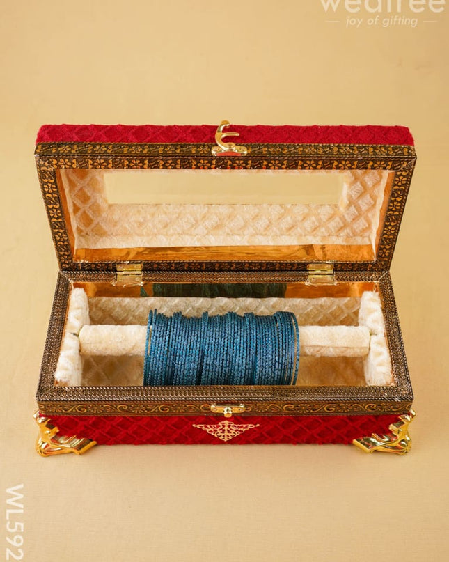 Velvet Bangle Box - 11 inch - WL5923 - Organizers
