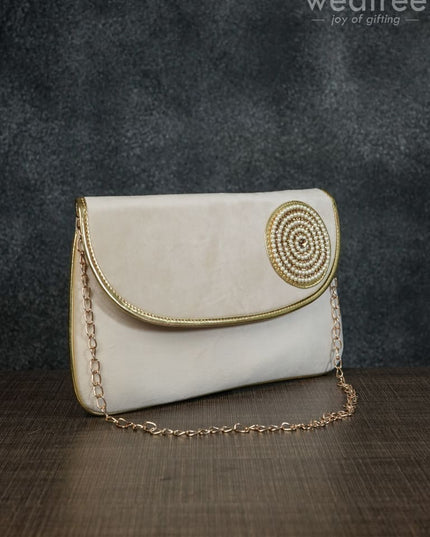 Velvet Envelope Clutch With Beads - Wl1262 Clutches And Purses