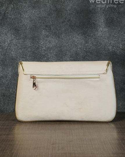 Velvet Envelope Clutch With Beads - Wl1262 Clutches And Purses