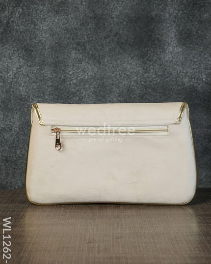 Velvet Envelope Clutch With Beads - Wl1262 Clutches And Purses