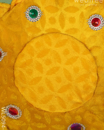 Velvet Lotus - 12 inch - Yellow - WL5094-3 - Wedding Essentials
