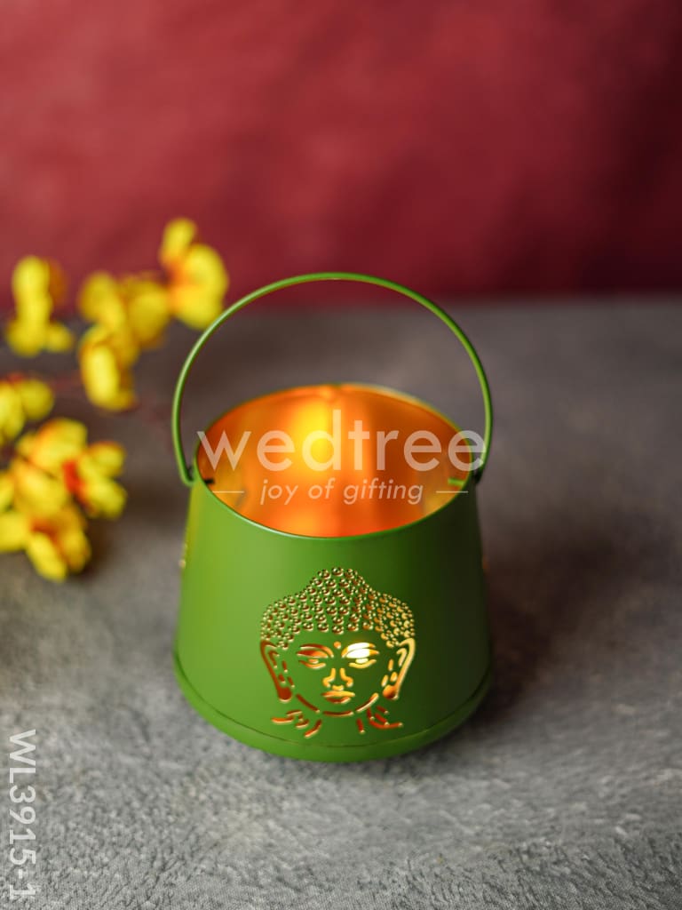 Votive With Buddha Design - Wl3915 Candles & Votives