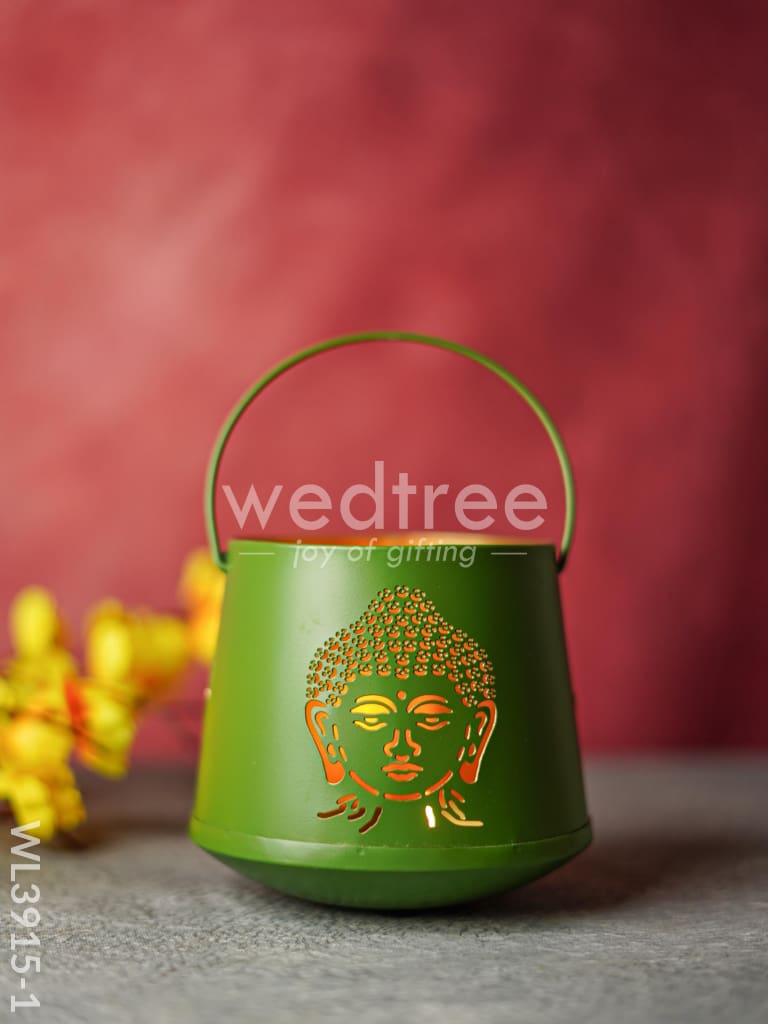 Votive With Buddha Design - Wl3915 Candles & Votives