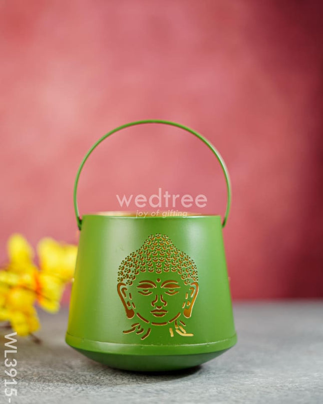 Votive With Buddha Design - Wl3915 Medium Candles & Votives