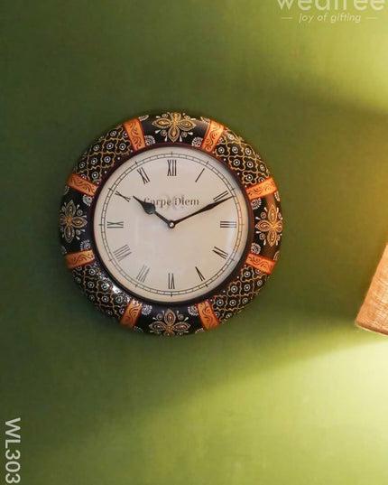 Wall Clock - Hand Painted 12 Inch Wl3032 Clocks