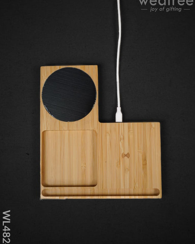 Wangari - Wireless Charger with Cup Warmer & Phone Holder - WL4824 Electronics