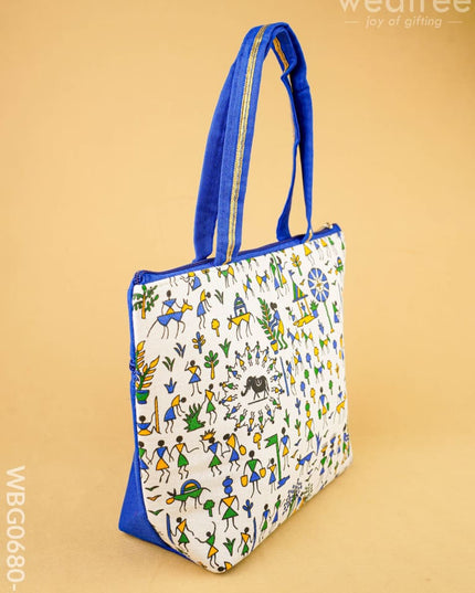 Warli Printed Handbags - WBG0680-2 - Hand Bags