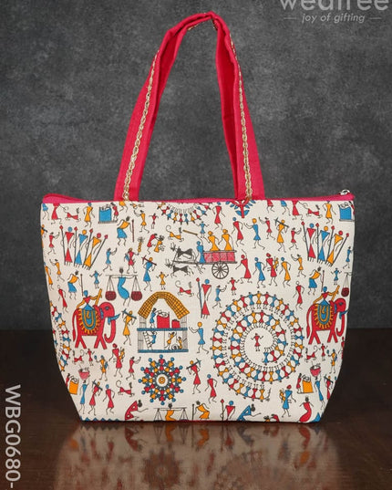 Warli Printed Handbags - Wbg0680 Hand Bags