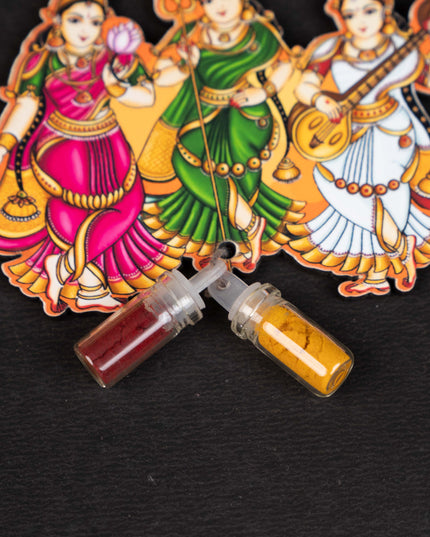 Durga Lakshmi Saraswathi Haldi Kumkum Set - WBG1725