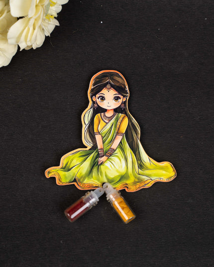 Half Saree Haldi Kumkum Set - WBG1727