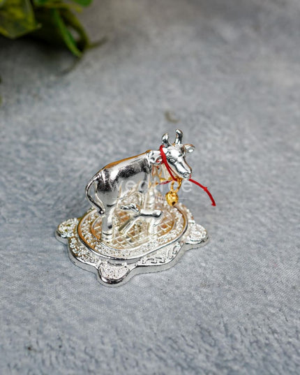 White Metal Cow - Wbg1339 Metal Figurine