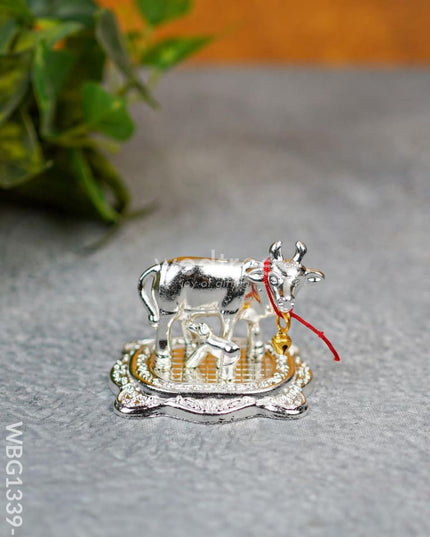White Metal Cow - Wbg1339 Metal Figurine