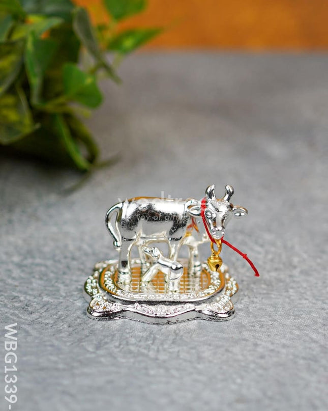 White Metal Cow - Wbg1339 Metal Figurine