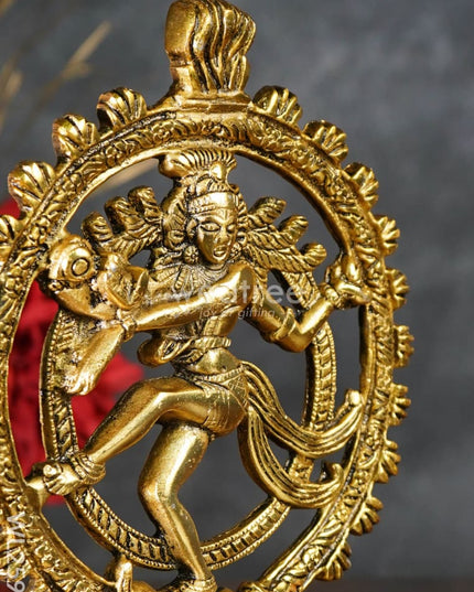 White Metal Lord Nataraja - 10 Inch Wl2597