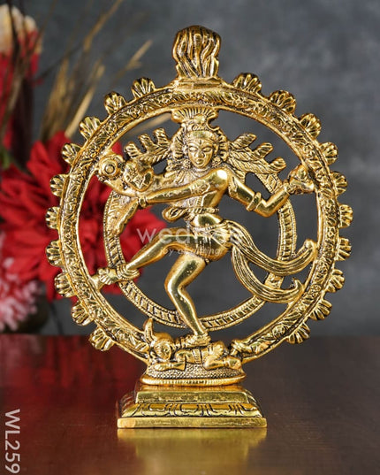 White Metal Lord Nataraja - 10 Inch Wl2597