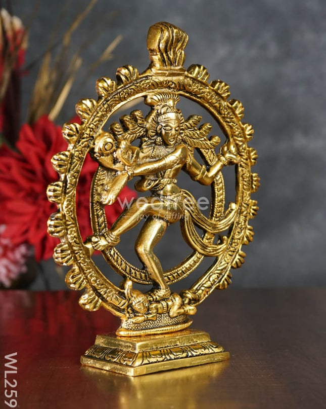 White Metal Lord Nataraja - 10 Inch Wl2597