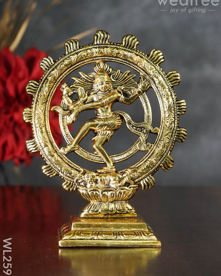 White Metal Lord Natraja - 8 Inch Wl2596