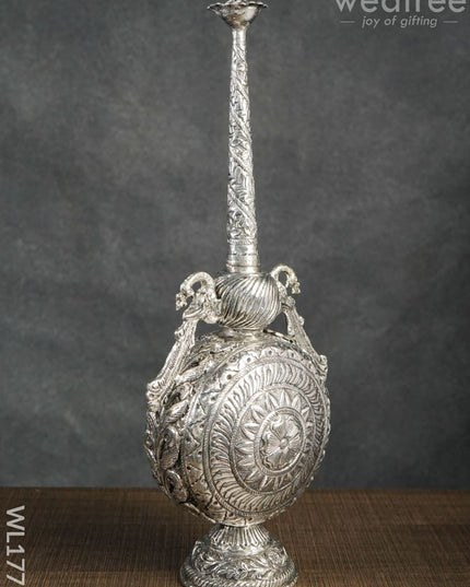 White Metal Panner Dhani (Black Antique Finish) - Wl1773