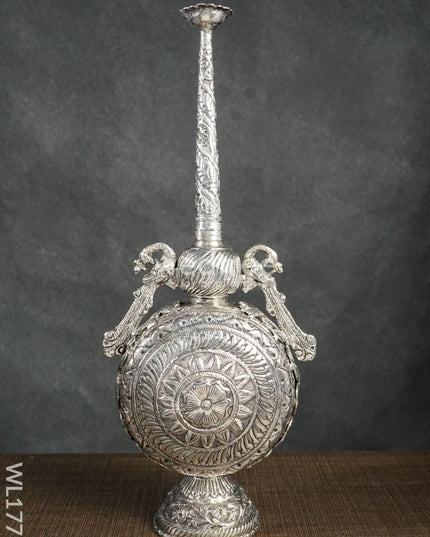 White Metal Panner Dhani (Black Antique Finish) - Wl1773