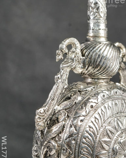 White Metal Panner Dhani (Black Antique Finish) - Wl1773
