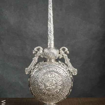 White Metal Panner Dhani (Black Antique Finish) - Wl1773