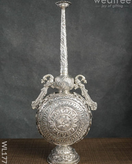 White Metal Panner Dhani (Black Antique Finish) - Wl1773