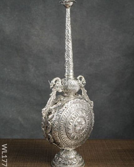 White Metal Panner Dhani (Black Antique Finish) - Wl1773