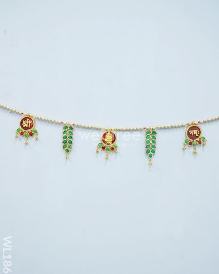 White Metal Thoran - Circle Motifs Thorans