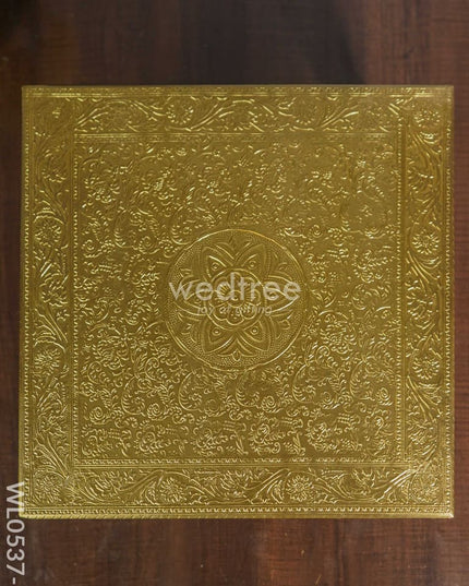 Wooden Brass Fitted Bajot - Wl0537 Utility