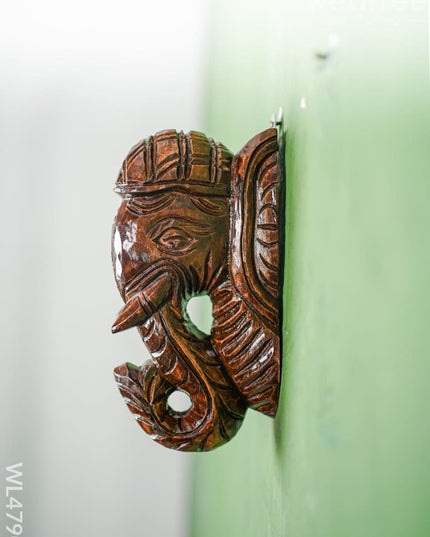 Wooden Carved Elephant Bracket - Set Of 2 Wl4790 Decor