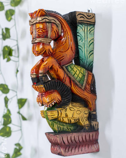 Wooden Carved Horse Bracket - Set of 2 - WL4793 Wooden Artifacts