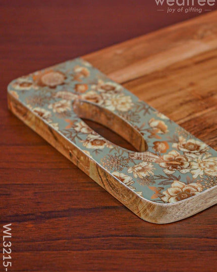 Wooden Chopping Board With Cut Handle - Wl3215-2 Utility