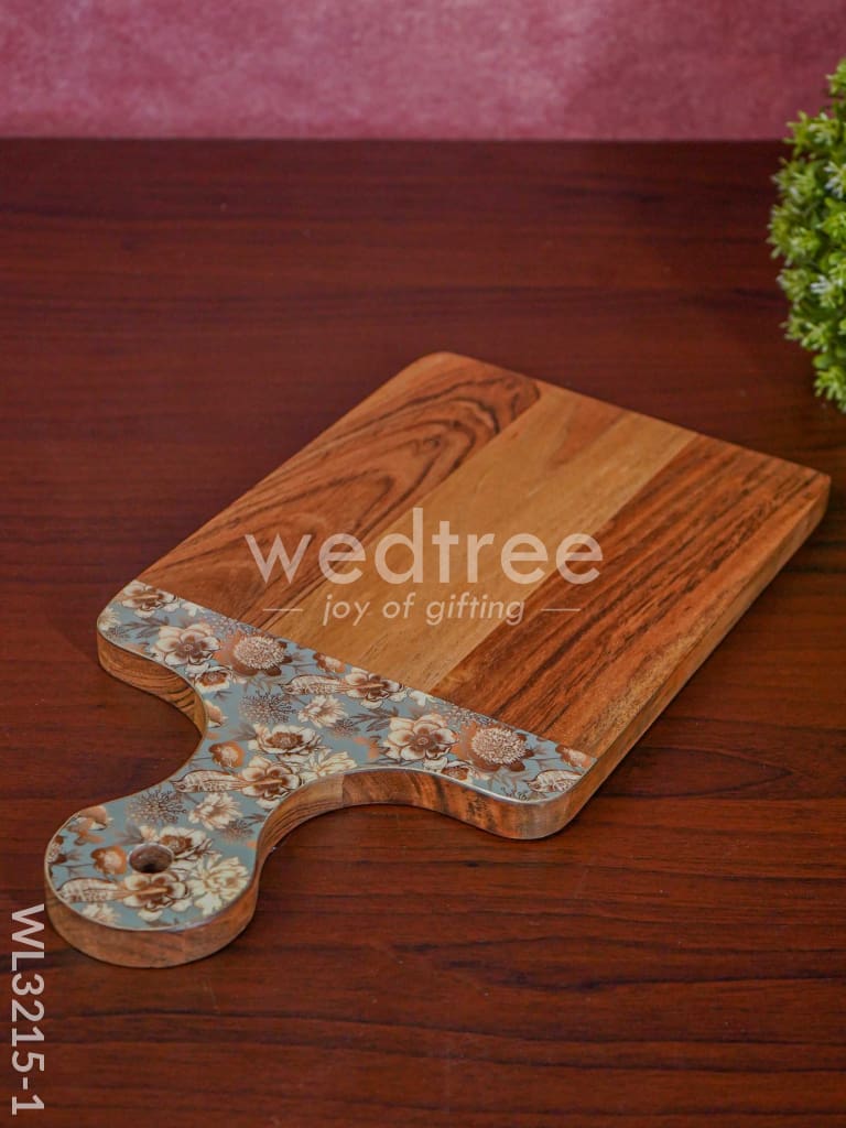 Wooden Chopping Board With Handle - Wl3215-1 Utility
