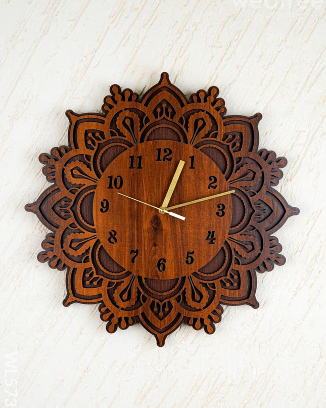 Wooden Clock - 15 inch - WL5736 - Wall Clocks