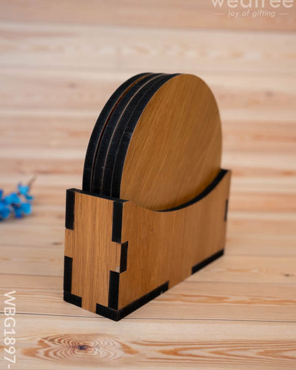 Wooden Coaster Set - Set of 4 - WBG1897-1 - Coasters RG