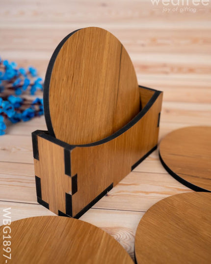 Wooden Coaster Set - Set of 4 - WBG1897-1 - Coasters RG