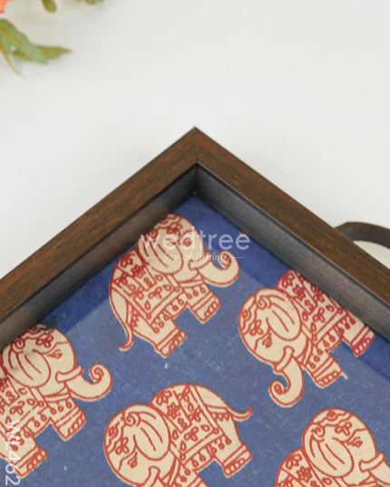 Wooden Elephant Tray - 10 X 8 Inch Wl4626 Trays