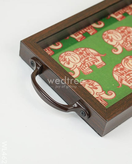 Wooden Elephant Tray - 11 X 6 Inch Wl4625 Trays