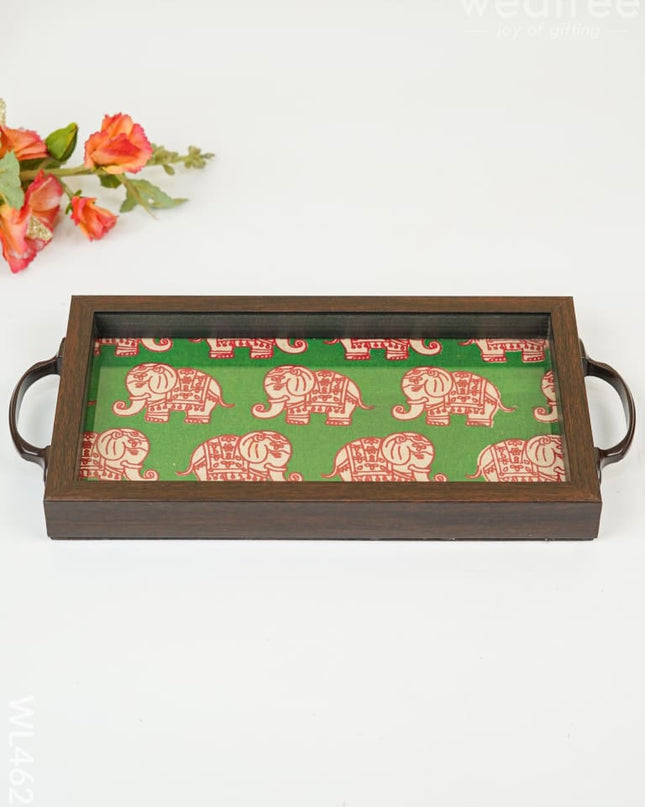 Wooden Elephant Tray - 11 X 6 Inch Wl4625 Trays