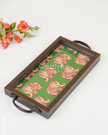 Wooden Elephant Tray - 11 X 6 Inch Wl4625 Trays