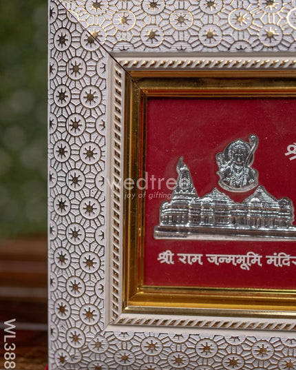 Wooden Frame With Ram Family Silver Coating - Wl3883 German Photo