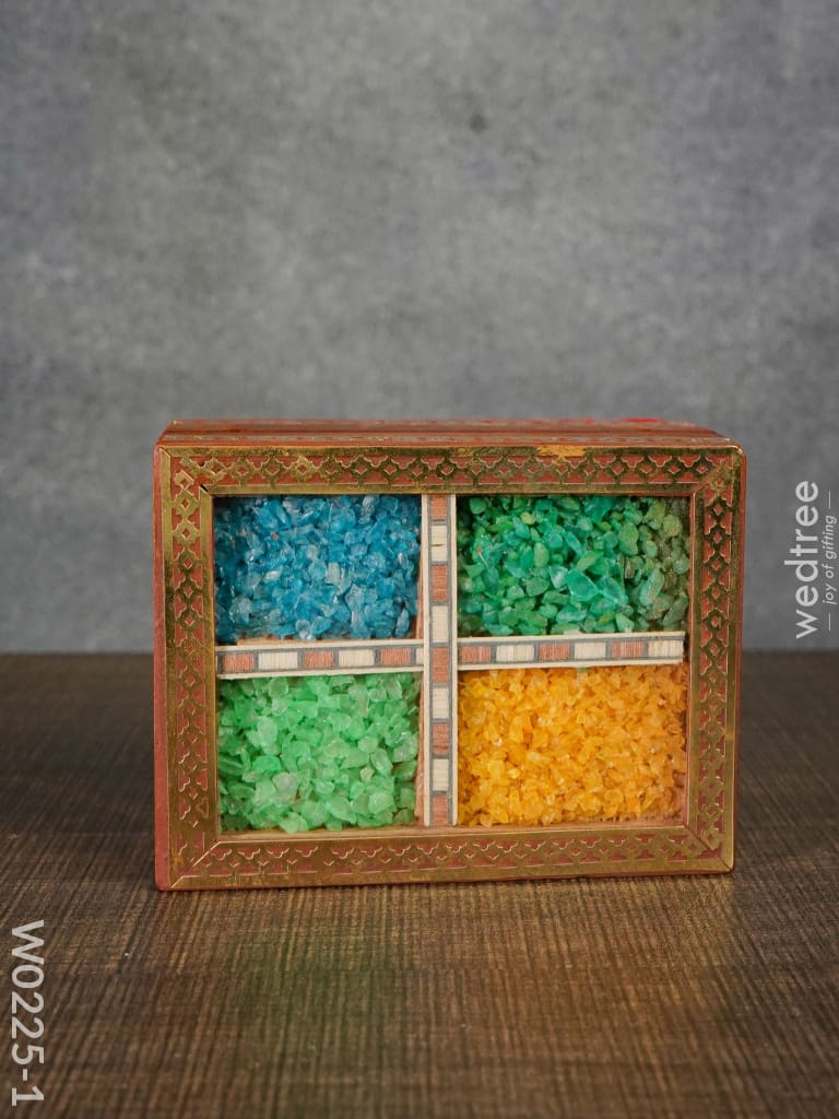 Wooden Gem Stone Box - 3X4 W0225-1 Jewellery Holders