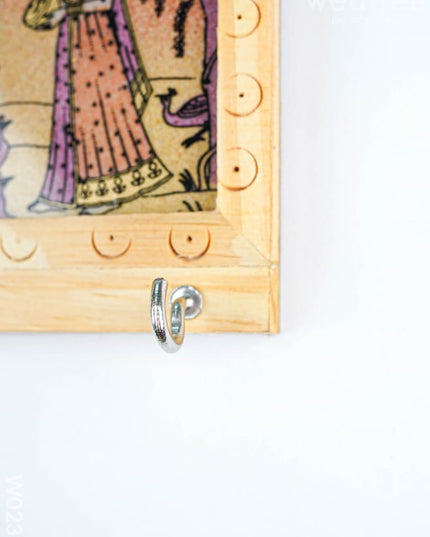 Wooden Gem Stone Painting Key Hanger 3x3 - W0236 - Wooden Key Hangers RG