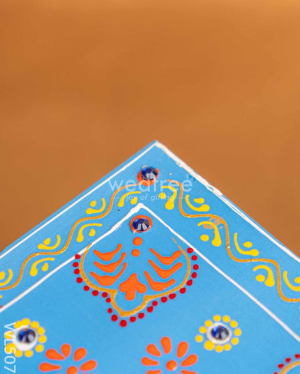 Wooden Handpainted 3 Drawer Organizer Box - WL5074 Wooden Utility