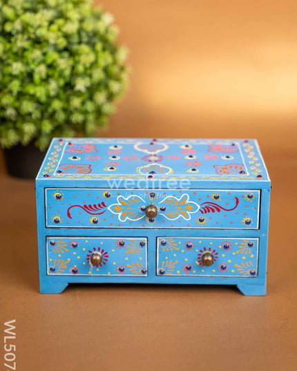 Wooden Handpainted 3 Drawer Organizer Box - WL5074 Wooden Utility