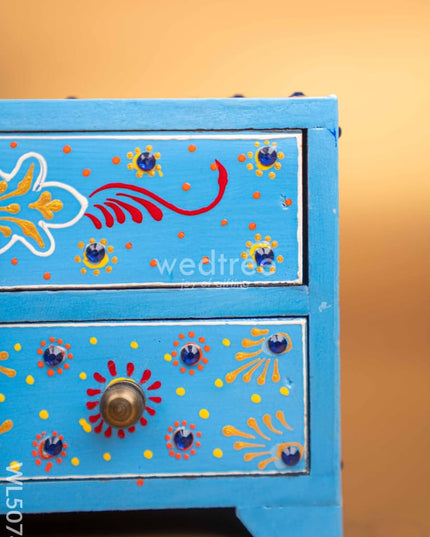 Wooden Handpainted 3 Drawer Organizer Box - WL5074 Wooden Utility