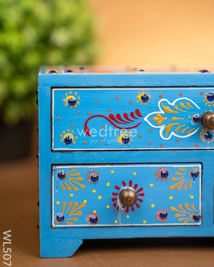 Wooden Handpainted 3 Drawer Organizer Box - WL5074 Wooden Utility