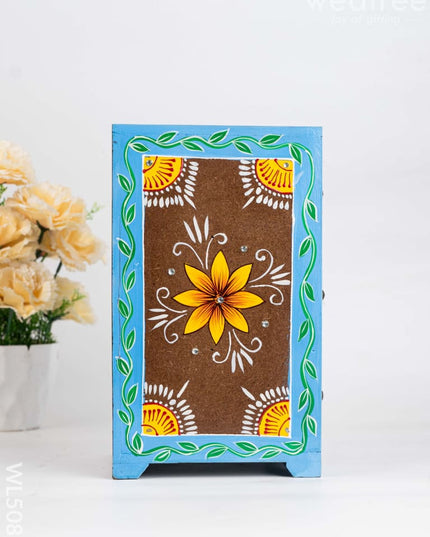 Wooden Handpainted 3 Drawer Organizer Box - WL5083 Wooden Utility